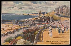 The pier approach looking west, Bournemouth