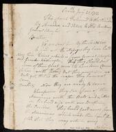 Letter Knoxville Tenn., to Amos Stoddard, Major, Fort Columbus, New York harbor, 1810 Oct. 9
