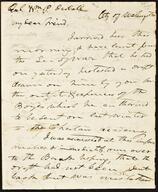 Richard M. Johnson letter to Gov. Wm. P. Duvall, ca. 1829