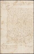 Order to Major Symonds Epps, Comander of the middle Regiment of Militia in the County of Essex, 1696 Feb. 5