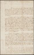 Report Philadelphia, to the Governor of Pennsylvania William Denny, 1757 Jan. 25