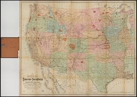 National map of the territory of the United States from the Mississippi River to the Pacific Ocean ...