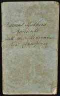 Account book: Thomas Mather's Accounts with the Mexican Road Commissioners, 1825-1826