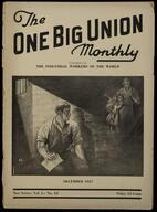 One Big Union Monthly, Dec. 1937