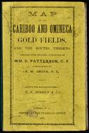 Map of the Cariboo & Omenica gold fields and the routes thereto