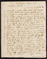 Letter Col: Schuyler's, New York, to Davenport Williams, Longmeadow, Mass., 1756 Sept. 5