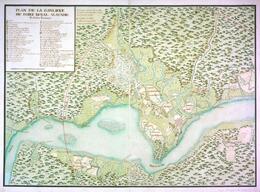 Plan de la banlieue du Fort Royal a Lacadie et des ses environs