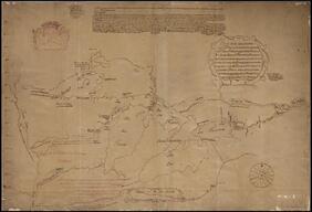 Carte de la descouverte du Sr. Jolliet ou l'on voit la communication du Fleuve St. Laurens avec les Lacs Frontenac, Erie, Lac des Hurons et Ilinois...