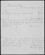 Voucher the United States to Theodore Mignault, Dr., 1859 Mar. 14