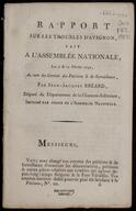 Rapport sur les troubles d'Avignon : fait a l'Assemblee nationale, les 9 & 11 fevrier 1792, au nom des Comites des petitions & de surveillance