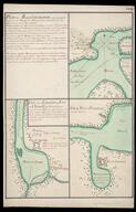 Plan de Missilimakinak avec la description de la route du Missisipi ; Idée de la situation du fort de Chambly, et des ses environs ; Idée du fort...