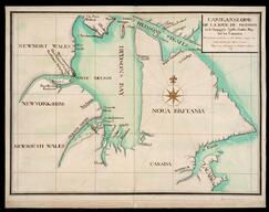 Carte angloise de la Baye de Hudson ou la compagnie apellee Hudson Bay fait son commerce tirée de la liasse des concecions accordée a plusiers...