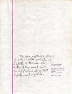 Yale University Law School coursework, Jack Fuller personal, 1968