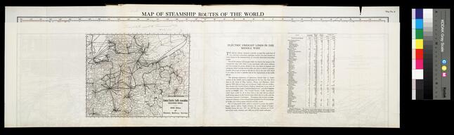 Map of steamship routes of the world
