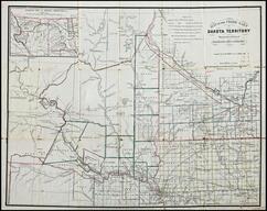 Map of the ceded part of Dakota Territory showing also portions of Minnesota, Iowa & Nebraska