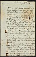 A. McNair letter to James Baird, May 21, 1812