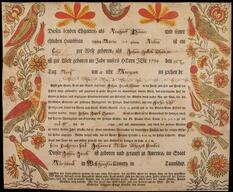 Johan Jacob certificate, March 22, 1794