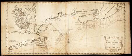 A correct map of the coast of New England, 1731
