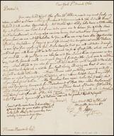 Letter New York, N.Y., to Thomas Hancock, Boston, Mass., 1760 Mar. 2