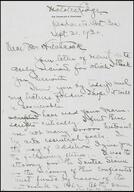 Letters Reserve, Wis.?, and Matotee Lodge, Desbarats, Ont., to H.M. Hitchcock, Minneapolis, Minn., 1927-1935