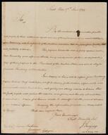 Letter Point Peter Ga., to James Jackson, Governor of Georgia, 1799 June 17