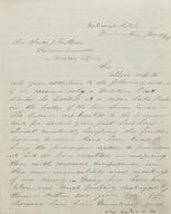 Letters to Hon. Charles J. Faulkner, Chairman, Committee on Military Affairs, 1859 Jan. 24