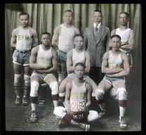 Champion basketball team, St. Mark's Church, Chicago, 1922?