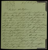 Raster, Margarethe - Correspondence to Walther Berthold Raster, Hermann Raster family papers, 1892