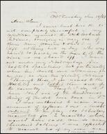 Letters Fort Stansbury, Fla., and Jefferson Barracks, Mo., to Samuel Hitchcock, Burlington, Vt., 1843 Jan. 15 - Sept. 20