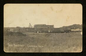 Tank building, Cushing, Oklahoma, 1916