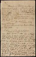 Letter Montréal, to John Hawks, Deerfield, New England i.e. Mass., 1749 Oct. 15