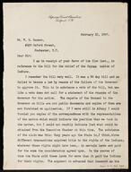 Letter Lockport, N.Y., to W.H. Samson, Rochester, N.Y., 1907 Feb. 23