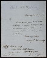 Letters Washington, D.C., 1850-1856