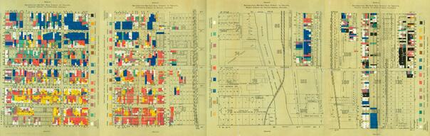 Nationalities map no. 1-4, Polk St. to Twelfth,...Chicago