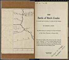 The battle of Birch Coulee; a wounded man's description of a battle with the Indians