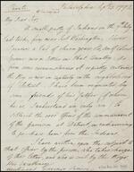 Letter Philadelphia, to Lieutenant Governor John Graves Simcoe, Niagara, Ont., 1792 Sept. 13