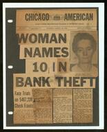 Clippings - Bank fraud case [Bessie Emily Roth "spinster case"], Mark J. Satter scrapbooks and clippings, 1956-1958