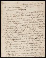 Report and letter 1814-1831