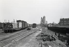 Western Avenue rail yards, Chicago, 1948
