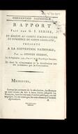 Rapport fait par G.F. Sebire, et arrêté au Comité d'agriculture et commerce du Corps législatif, présenté a la Convention nationale, par le...