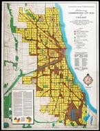 Preliminary comprehensive city plan of Chicago a generalized presentation of the physical elements of the city plan designed for a population of...