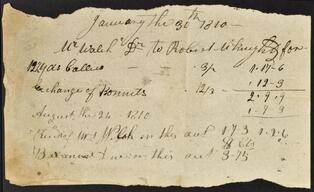Account statement for Mr. Walsh, 1810 Aug. 24 [155982]