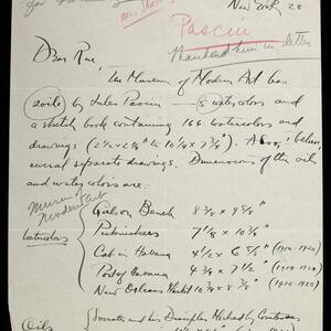 a page of handwritten text
