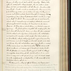 a page of handwritten text