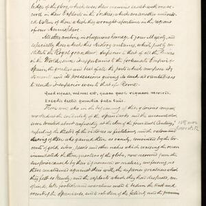 a page of handwritten text