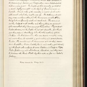 a page of handwritten text