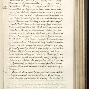 a page of handwritten text