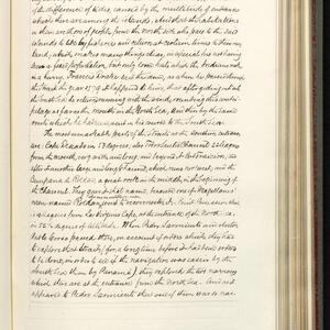 a page of handwritten text