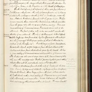 a page of handwritten text
