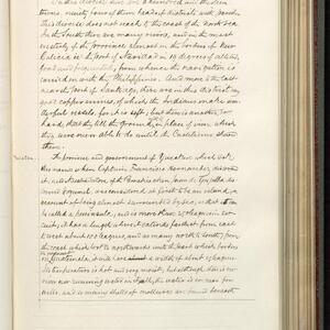 a page of handwritten text
